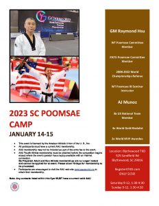 thumbnail of 2023 SC Poomsae Camp